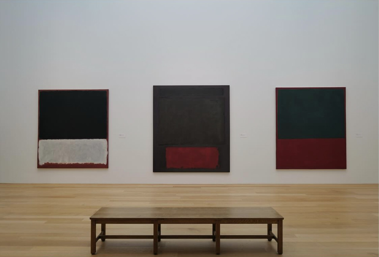 Rothko room at the National Gallery of Art in Washington, D.C.
